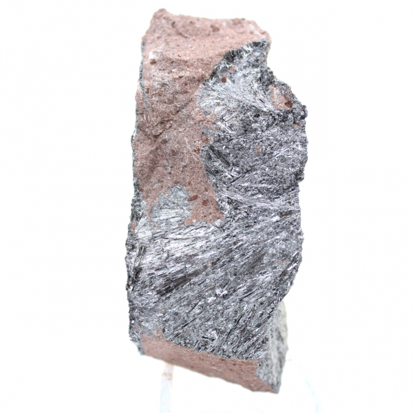 Campione di pirolusite su roccia ospite, Collezione