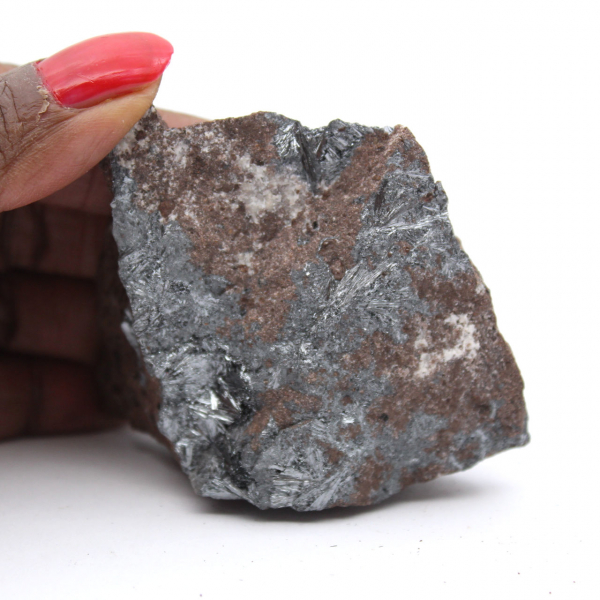 Esemplare di pirolusite: decorazione e scienza dei minerali