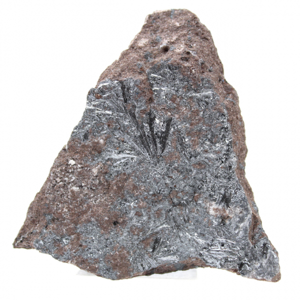 Pirolusite Marocco, cristallizzazione di frammenti di roccia