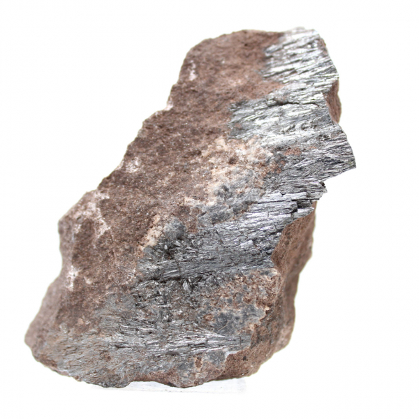 Cristallizzazione di pirolusite dal Marocco, campione grezzo