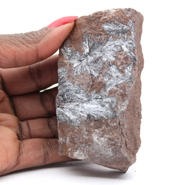 Pirolusite dal Marocco, cristalli minerali da collezione