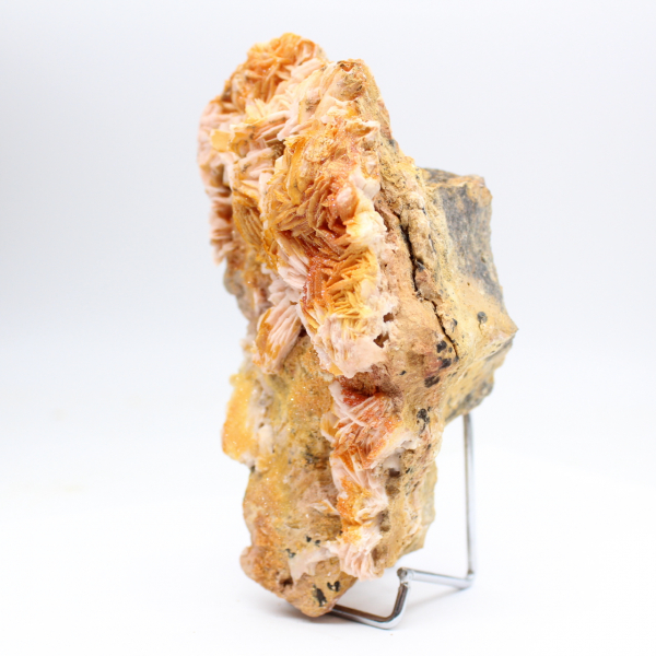 Esemplare di barite arancione marocchina in cristalli naturali