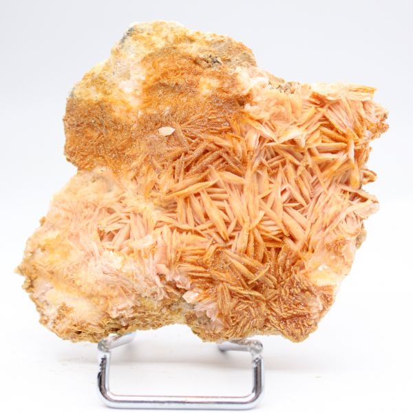 Cristalli di barite arancione marocchina da collezione