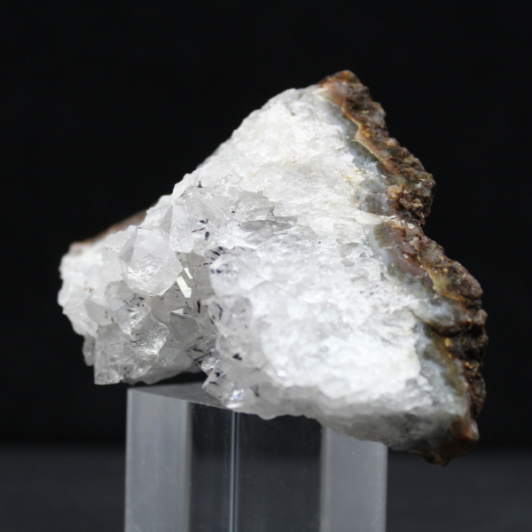Quarzo grezzo da collezione con goethite, Marocco