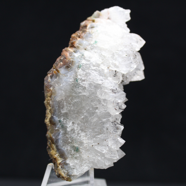 Quarzo piccolo con goethite, roccia naturale grezza 105 g