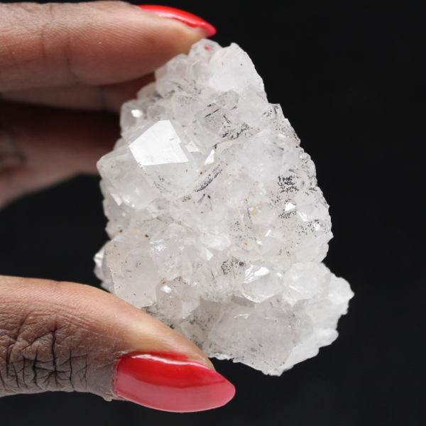 Quarzo goethite in miniatura, esemplare grezzo dal Marocco, 80 g