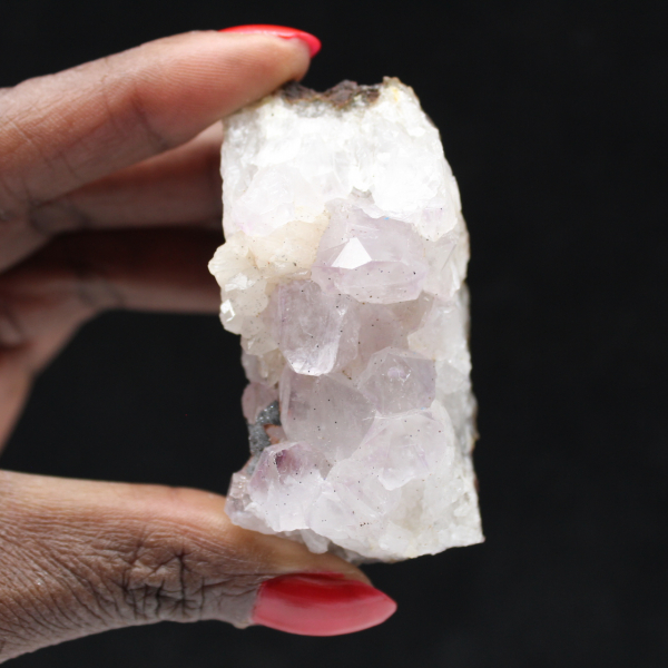 Mini esemplare di quarzo goethite, decorazione marocchina, 110 g