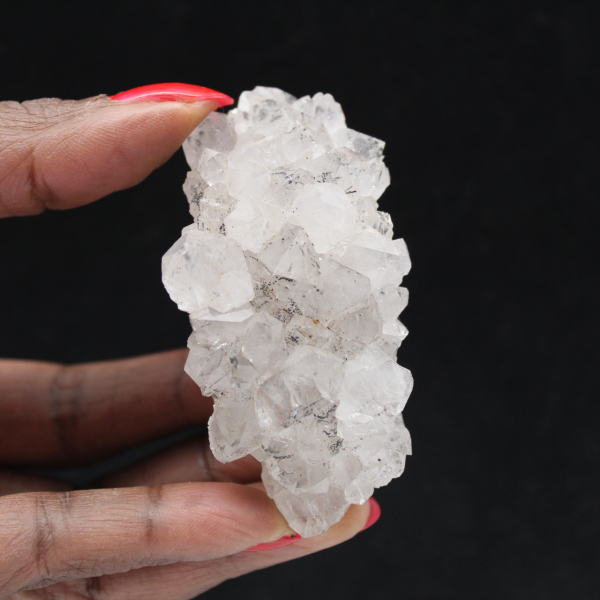 Quarzo goethite, mini drusa da collezione dal Marocco, 85 g