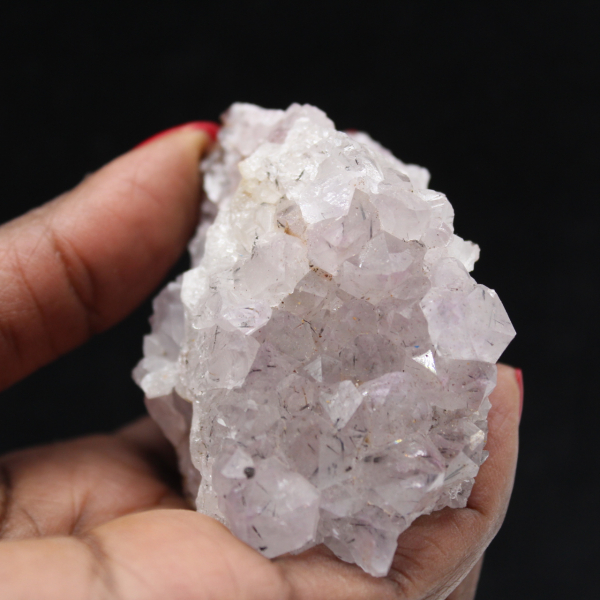 Piccolo quarzo con goethite, roccia da collezione dal Marocco