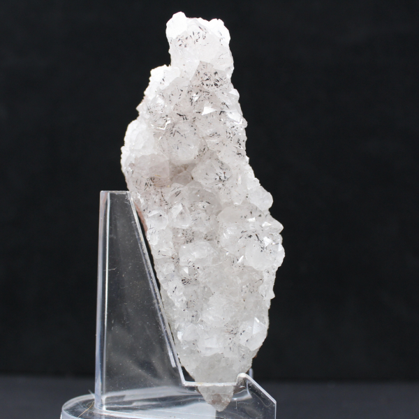 Cristalli di quarzo goethite, roccia naturale grezza, Marocco