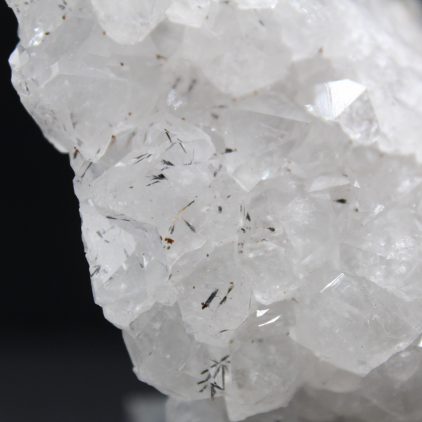 Grande drusa di quarzo con inclusione di goethite, Marocco