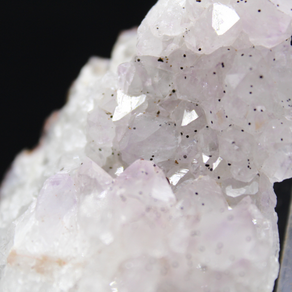 Druse di quarzo con inclusioni di goethite, pietra grezza 130 g