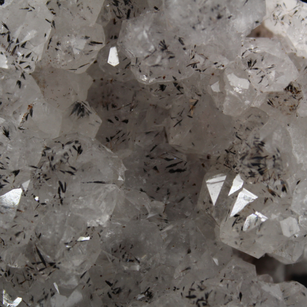 Druse di quarzo goethite marocchino, pietra naturale grezza