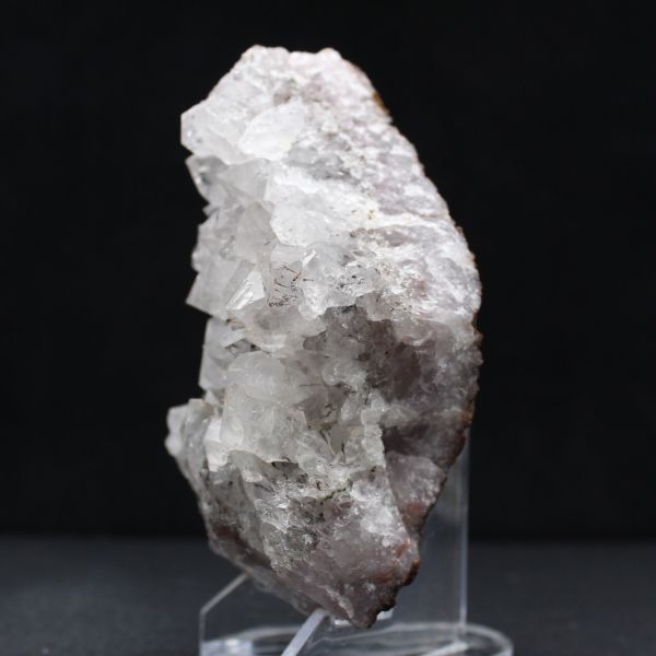 Geode di quarzo con inclusioni di goethite, roccia minerale marocchina