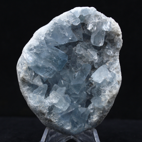Celestite blu: esemplare mineralogico malgascio