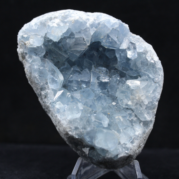 Geode di celestina del Madagascar - Esemplare pesante