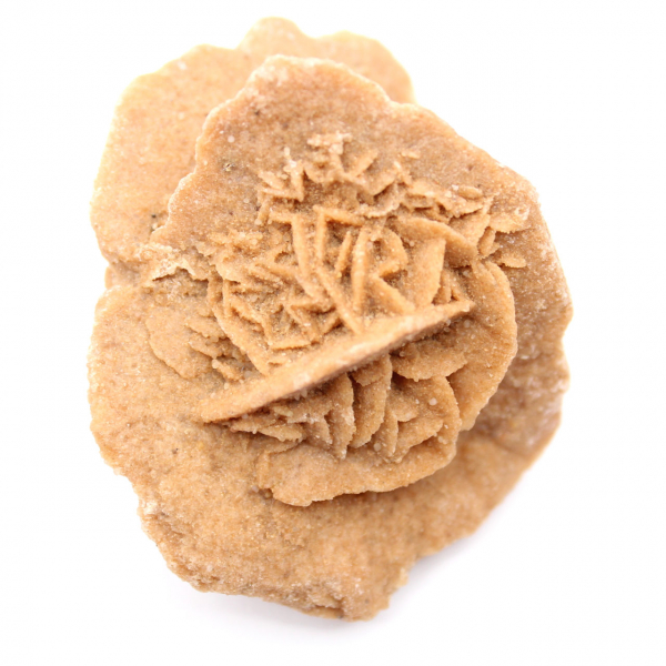 Piccola rosa del deserto del Marocco: frammento geologico naturale