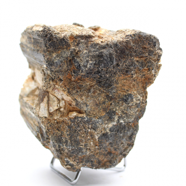 Esemplare mineralogico - Tormalina nera grezza del Madagascar