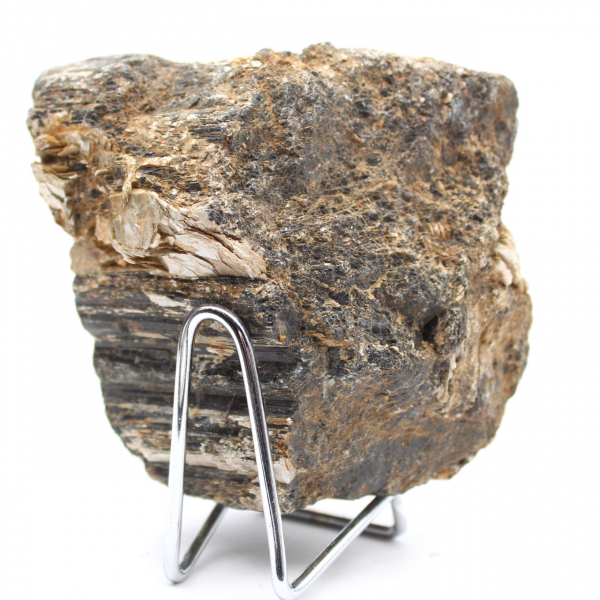 Esemplare mineralogico - Tormalina nera grezza del Madagascar