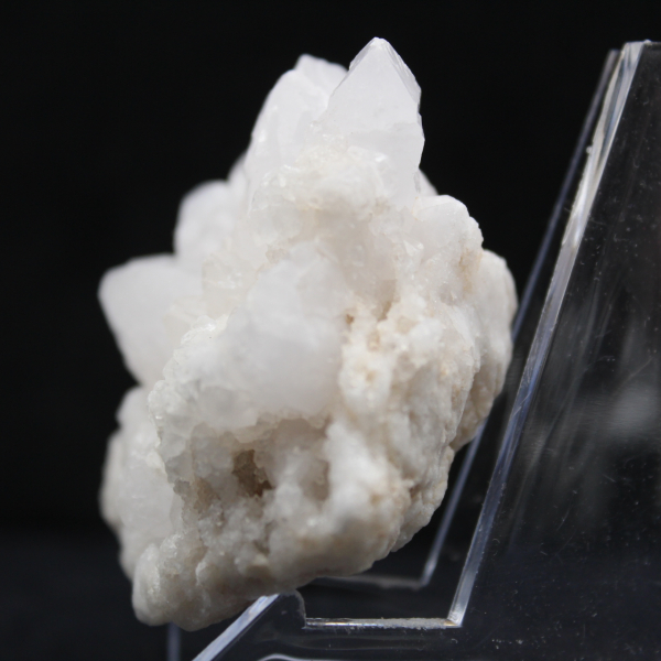 Quarzo naturale a forma di fiore proveniente dal Marocco con cristalli pregiati