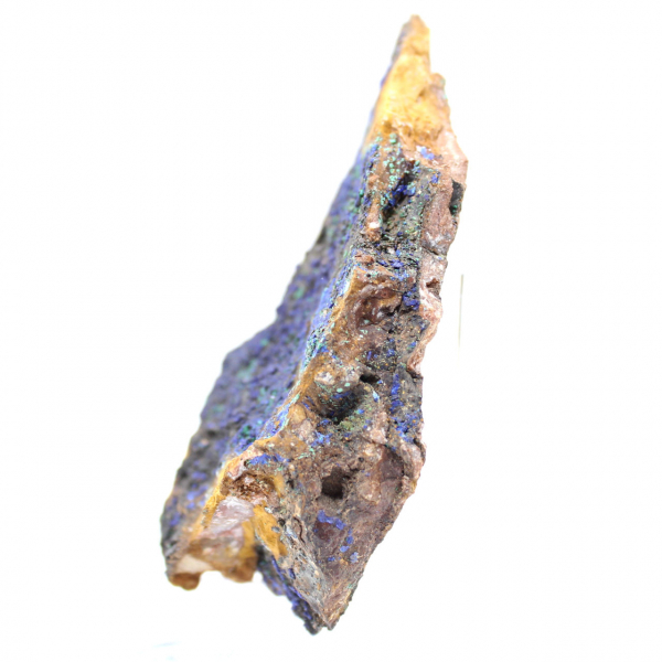 Esemplare di malachite e azzurrite, Marocco