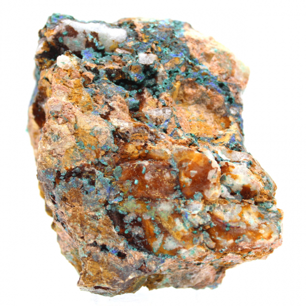 Esemplare di malachite azzurrite Marocco