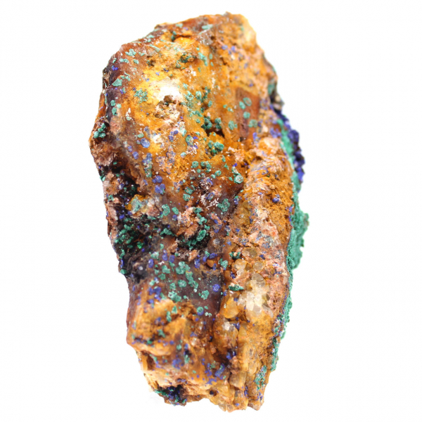 Duo di azzurrite e malachite naturali