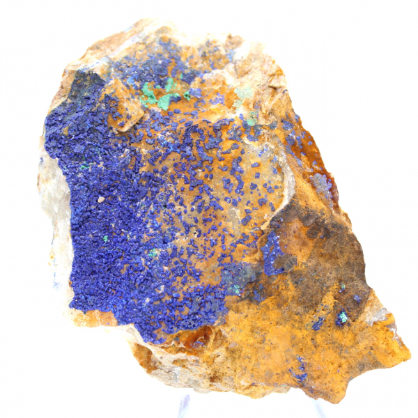 Esemplare di malachite azzurrite bicolore