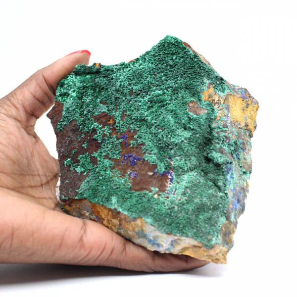 Malachite azzurrite grezza dal Marocco