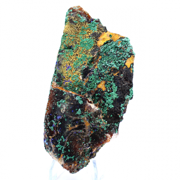 Cristalli di malachite e azzurrite