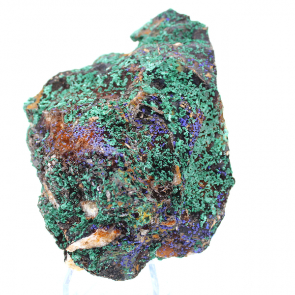 Cristalli di malachite azzurrite Marocco