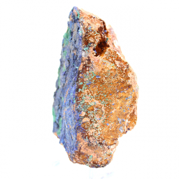 Campione misto di azzurrite malachite