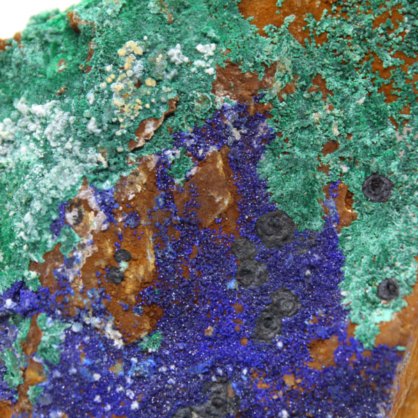 Cristalli di malachite azzurrite Marocco