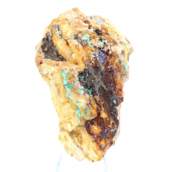 Minerale di malachite azzurrite Marocco