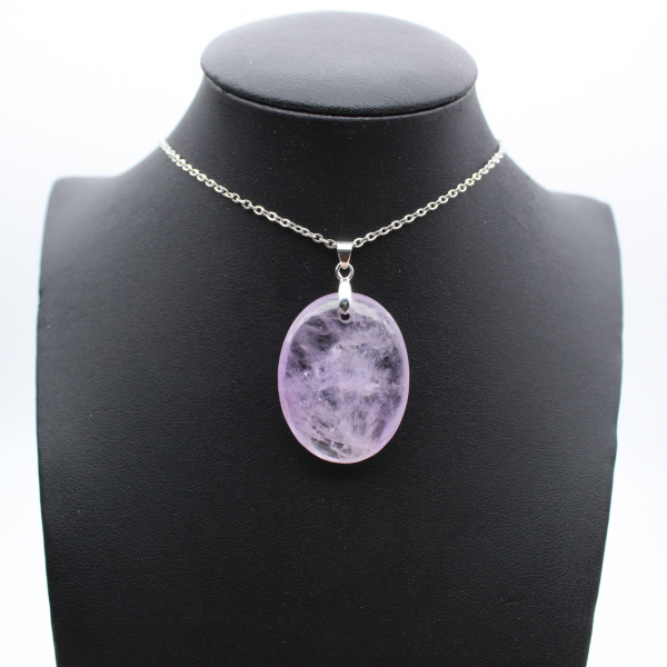 Ciondolo di ametista - raro esemplare minerale