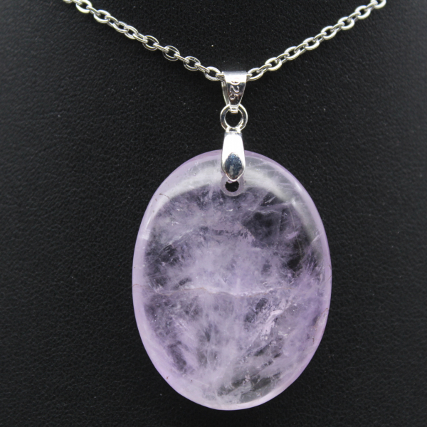 Ciondolo di ametista - raro esemplare minerale