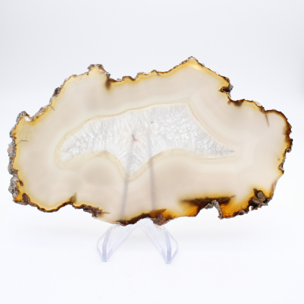 Fetta di agata brasiliana naturale