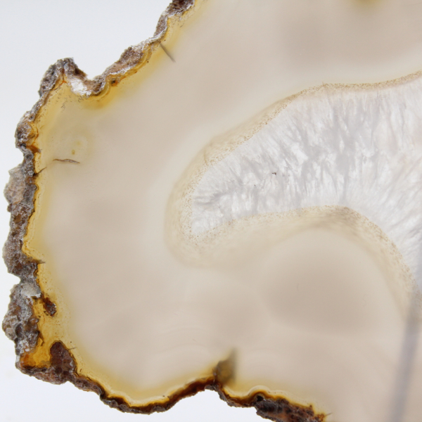 Fetta di agata brasiliana naturale