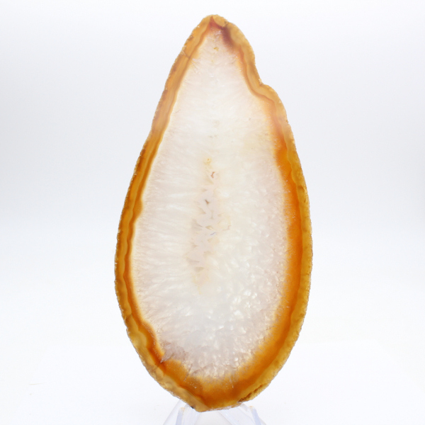 Esemplare di agata sedimentaria lucidata