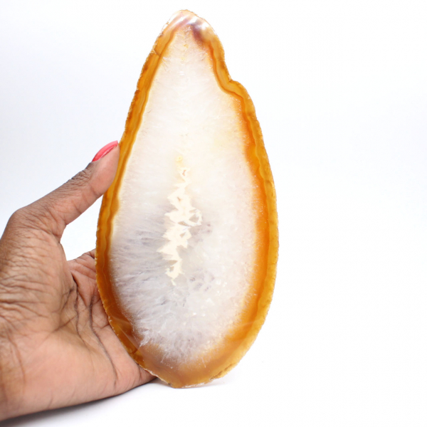 Esemplare di agata sedimentaria lucidata