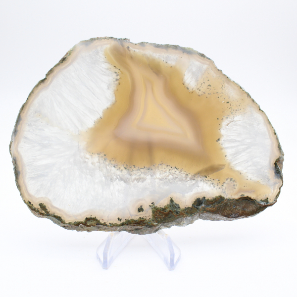 Placca in agata calcedonio