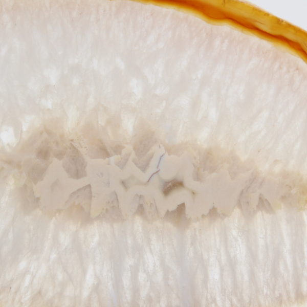 Fetta di agata gigante lucidata