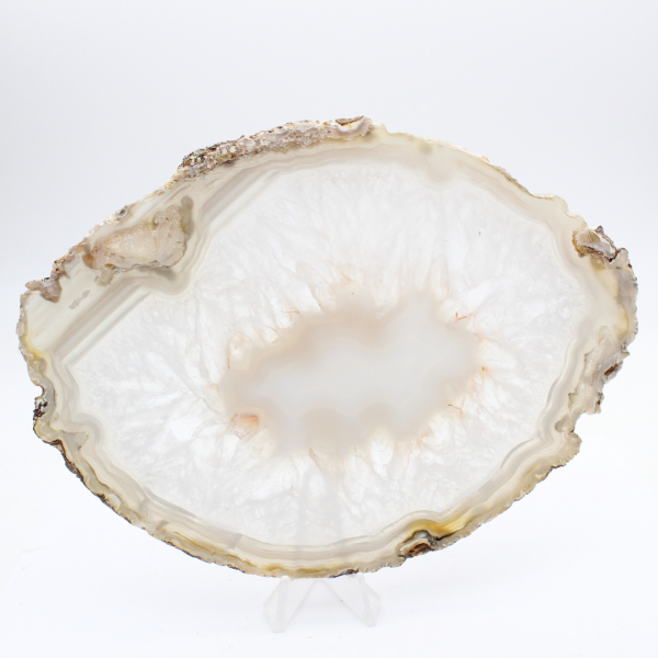 Fetta di calcedonio fasciato