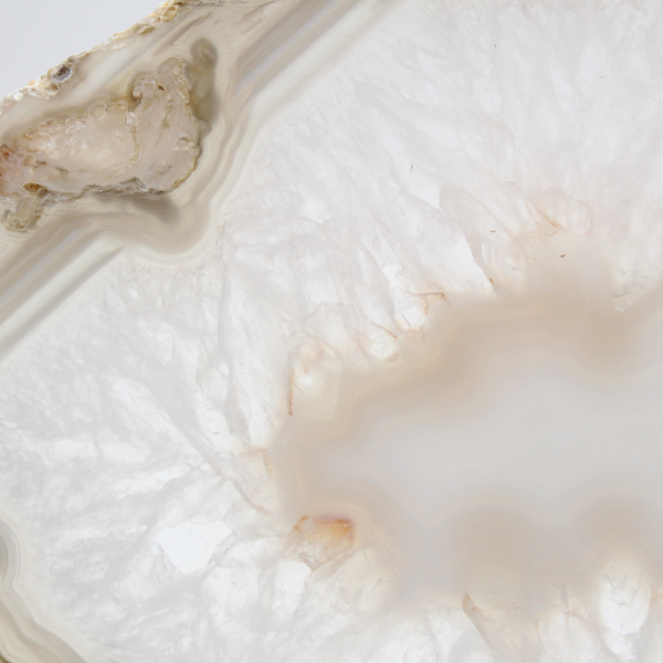 Fetta di calcedonio fasciato