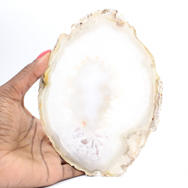 Fetta di calcedonio fasciato