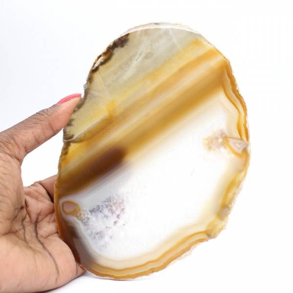 Piccola fetta di agata brasiliana