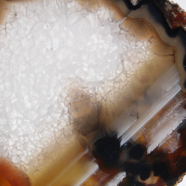 Grande lastra di agata naturale