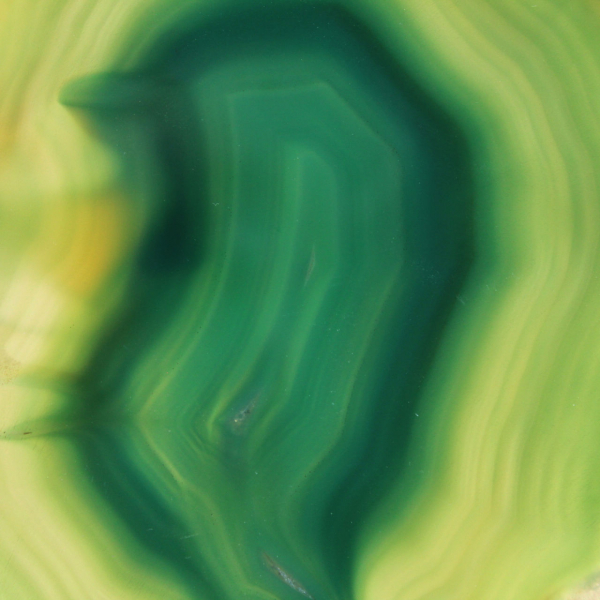 Agata verde tagliata – esemplare da collezione brasiliano 255 g