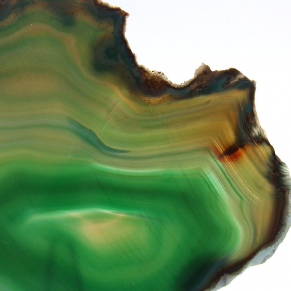 Fetta di agata verde chiaro – Pietra naturale 140 g