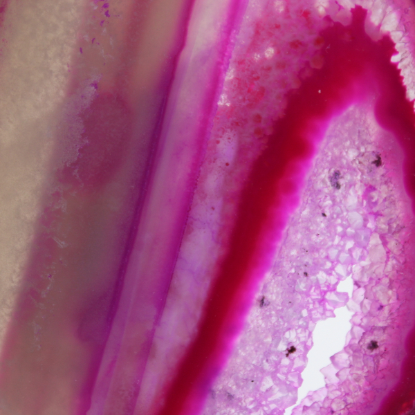 Agata tagliata lucida color rosa